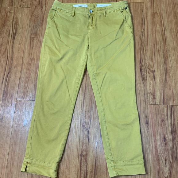 Anthropologie Pilcro & The Letterpress The Stet Mustard Pants - Picture 2 of 13